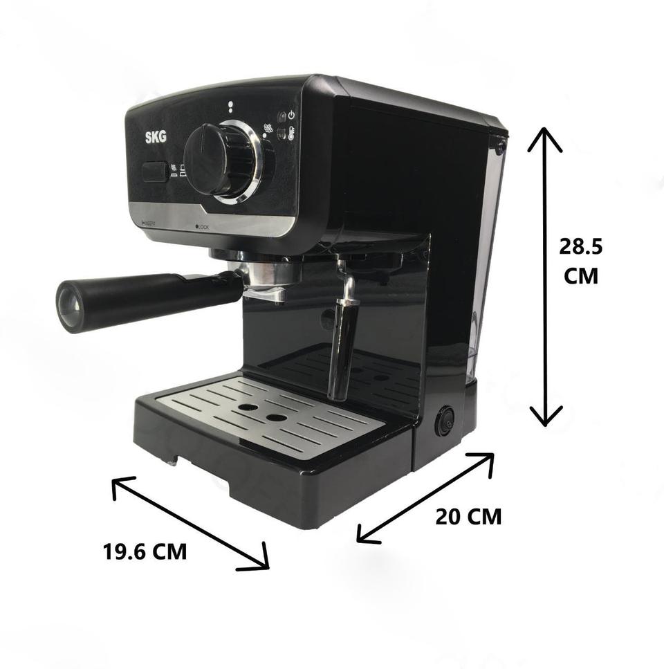 💥(ล้างสต็อก)เครื่องชงกาแฟสด SKG 1050W ความจุ 1.6 ลิตร มี 2 สี(แถมเครื่องบดเมล็ดกาแฟ)  รูปที่ 5