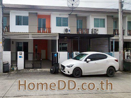 ทาวน์เฮ้าส์ 2 ชั้น พฤกษา 104 รีโนเวทใหม่พร้อมอยู่ แพรกษา สมุทรปราการ T-6295 รูปที่ 1