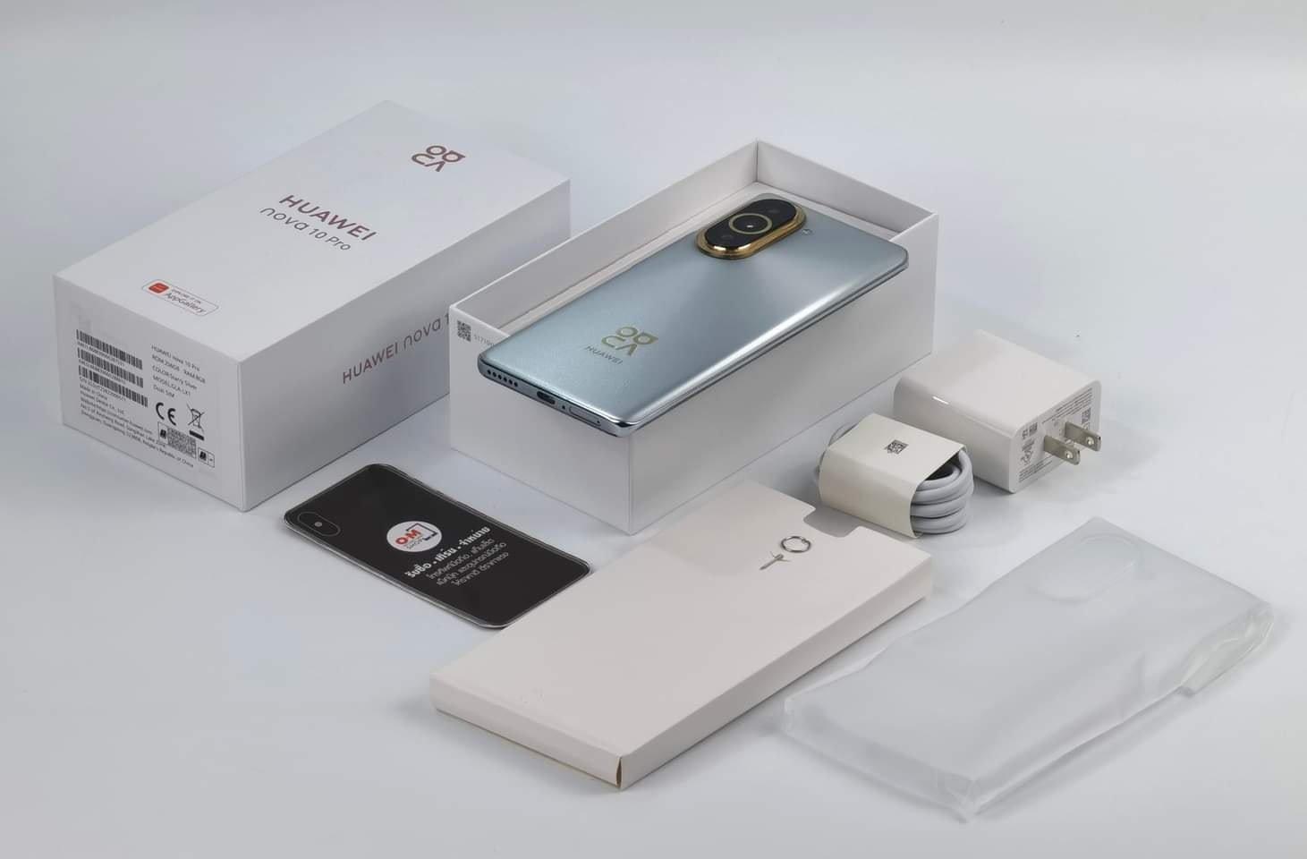 ขาย/แลก Huawei Nova10Pro 8/256 Starry Silver สภาพสวยมาก แท้ ครบกล่อง เพียง 16,990 บาท 