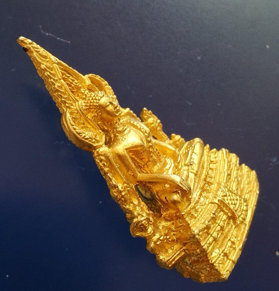 รูปหล่อพระพุทธชินราช หลังพานพุ่ม อกเลา กะหลั่ยทองเดิม พระสวยงาม รูปที่ 3