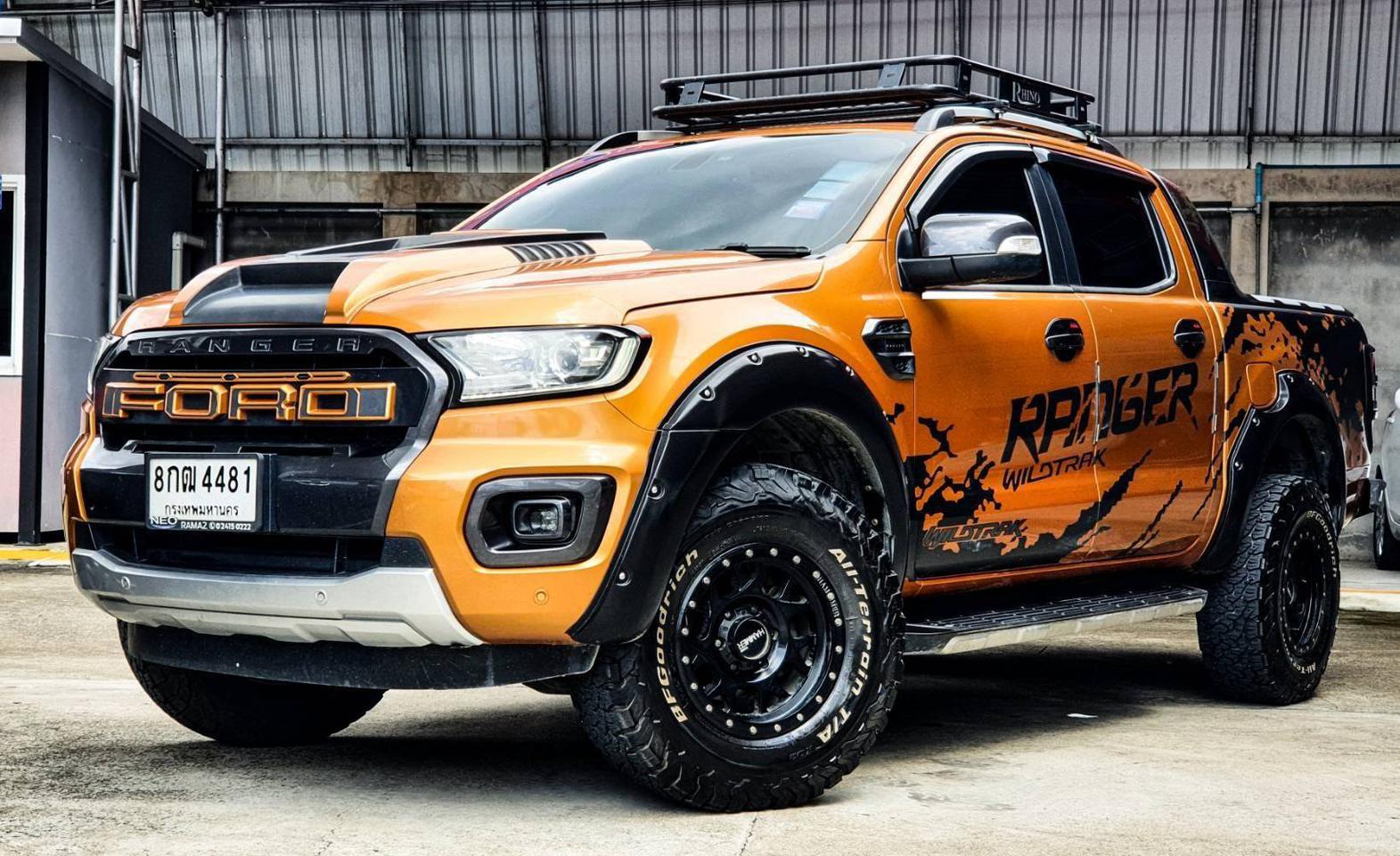 Ford ranger 2.0 A/T. Wildtrak 4 ประตู ปี 2019 ฟรีดาวน์
