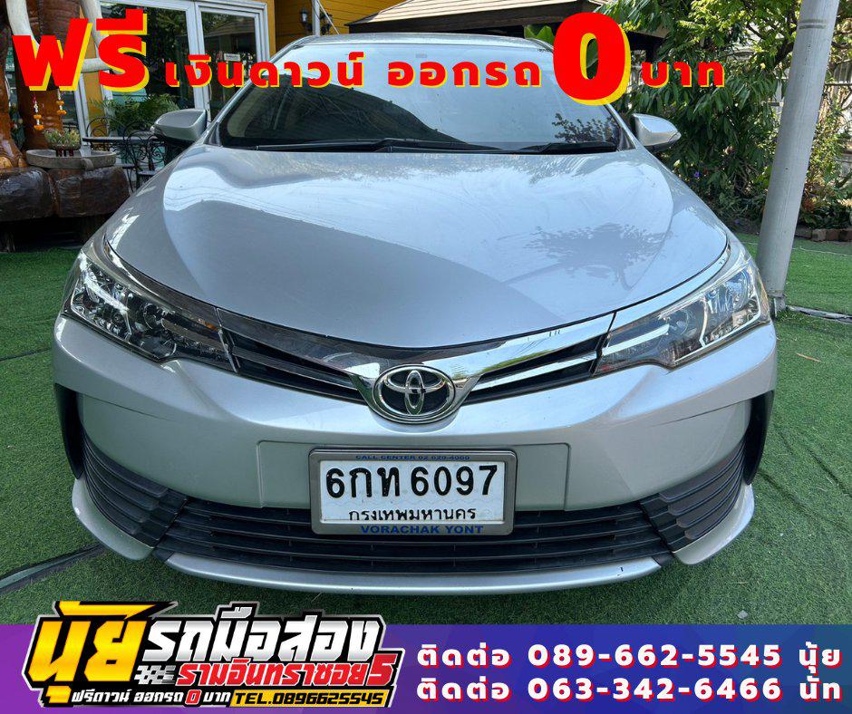  2017 Toyota Corolla Altis 1.6 G  แก็สCNG ใช้ได้ 2 ระบบ แก็สCNG+เบนซิน ไมล์แท้ 11x,xxx กม. เกียร์ออโต้