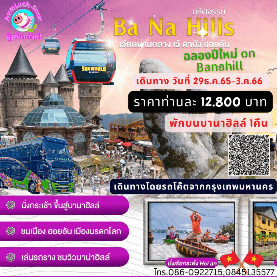 โปรแกรมเวียดนามกลางโดยรถบัสวีไอพี🚌