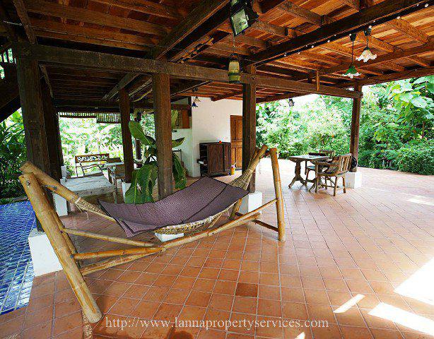 Teak house for rent near ob khan national park hangdong Surrounded by Nature. รูปเล็กที่ 6
