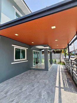 ขาย บ้านเดี่ยว 2ชั้นบ้านกว้างที่สุดในโครงการ ของจริงสวยสุดๆ สไตล์โมเดิร์น รีโนเวทใหม่ทั้งหลังหมู่บ้านเคซี การ์เด้นโฮม 12