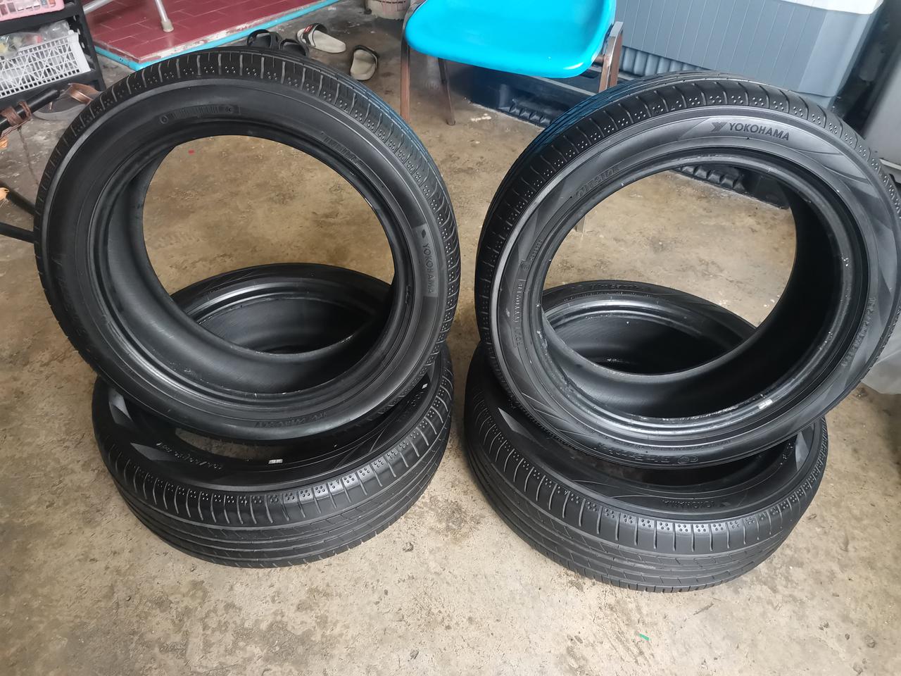 ยาง Yokohama Bluearth Ae50 195 50r16 Ennxo