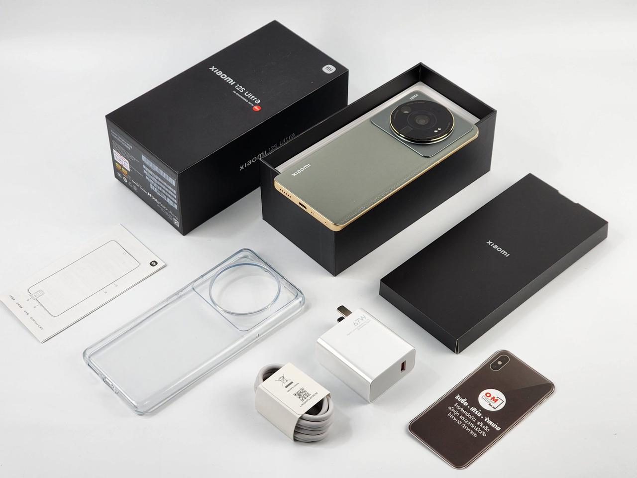 ขาย/แลก Xiaomi12S Ultra 12/256 EU Rom Green สภาพสวยมาก แท้ ครบกล่อง เพียง 34,900 บาท 