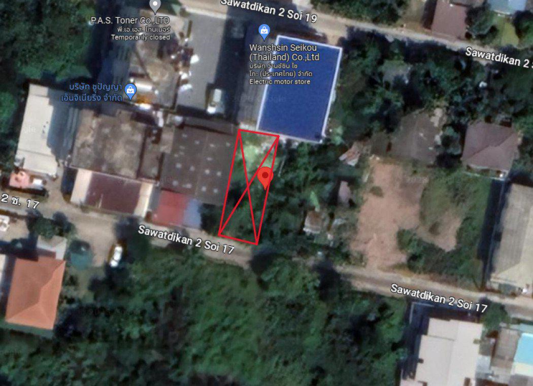 ขาย ที่ดินเปล่า ยังไม่ถม สวัสดิการ 2 ซอย 17 100 ตร.วา JY เหมาะสร้างที่อยู่อาศัย ทำเลดีมาก มี 7-11 บรรยากาศดี เงียบสงบไม่