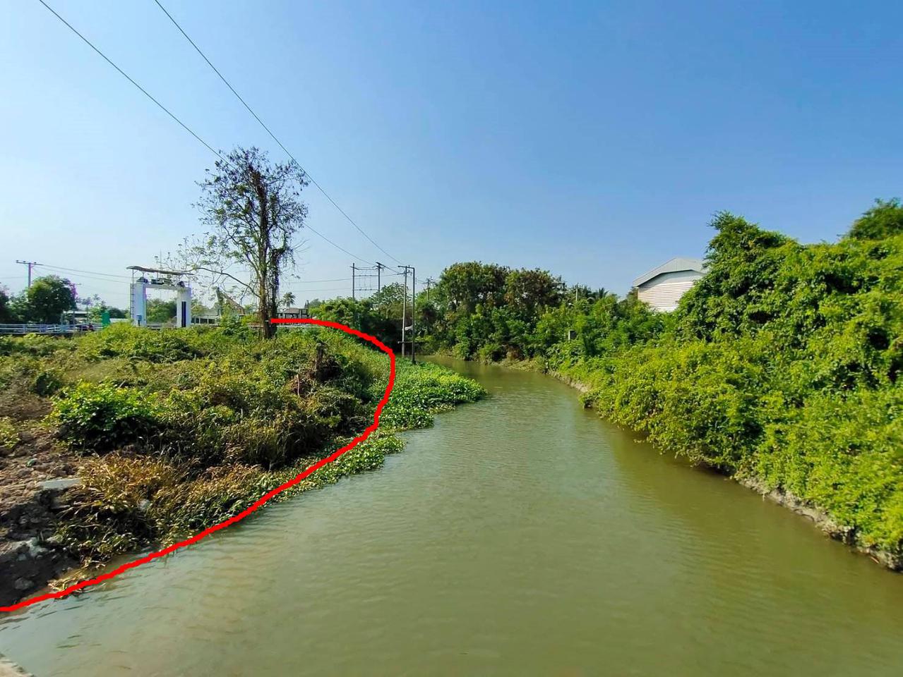 ขายท ด นต ดคลองใกล แม น ำเจ าพระยาปากเกร ดนนทบ ร 1 1 36 ไร ม เข อนห นก นเก า เกาะเกร ด ปากเกร ด นนทบ ร ม ท งอก ennxo
