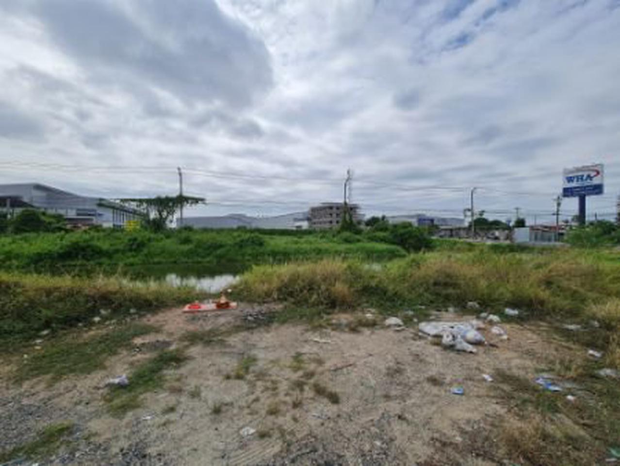 ขาย ที่ดิน ริมถนนเลียบคลองส่งน้ำสุวรรรณภูมิบางพลี 10 ไร่ 3 งาน 20 ตร.วา ผังสีม่วง ห่างถ.บางนาตราดแค่ 5 กม. TV รูปที่ 8