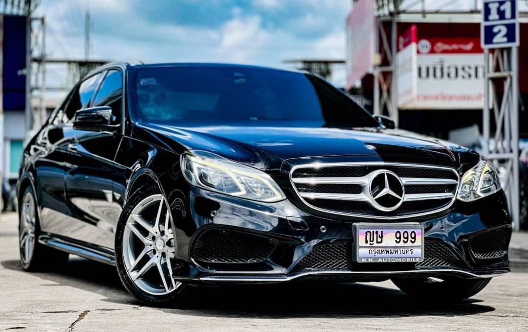 Mercedes Benz E300 bluetec hybrid AMG  Sunroof รุ่น TOP สุดปี2013จด  2014 