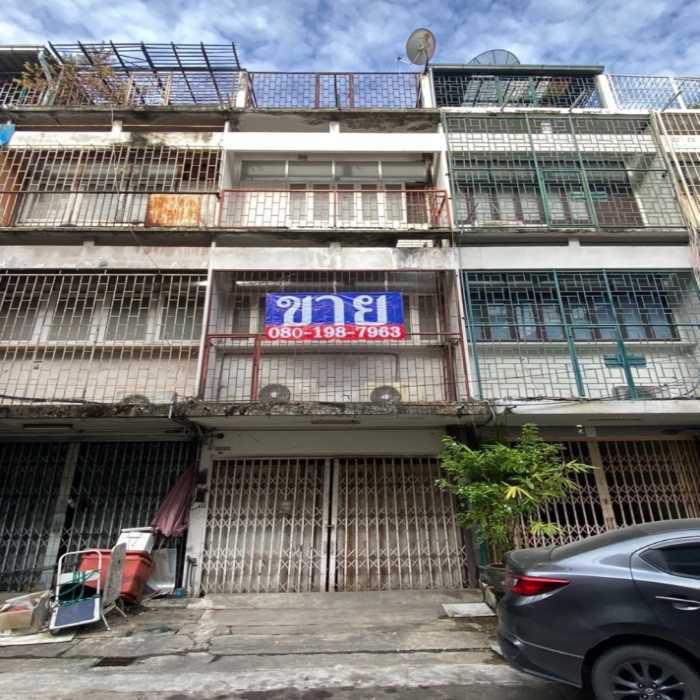 ขาย อาคารพาณิชย์ 4ชั้น ใกล้ตลาดประตูน้ำ ซ.เพชรบุรี 31 ซ.จารุรันต์ 14 ตรว