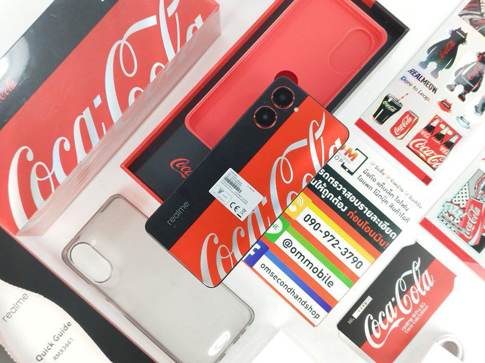 ขาย/แลก realme 10 Pro 5G Coca-Cola Edition 8/256 Snap695 ศูนย์ไทย ใหม่มากอายุ 2 วัน แท้ ครบยกกล่อง เพียง 10,900 บาท 