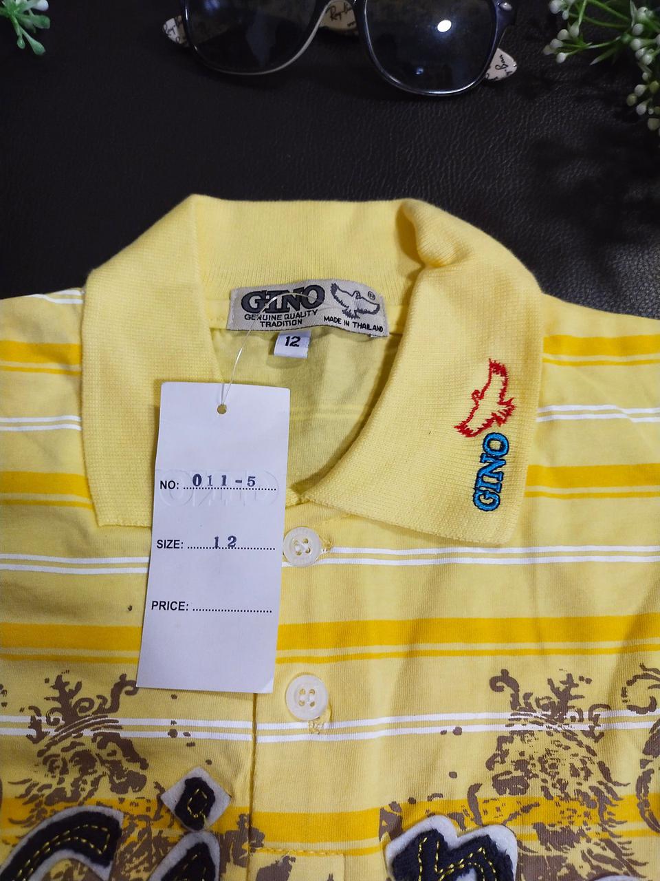 เสื้อแขนยาวเด็กผู้ชาย  สีเหลือง  รูปที่ 6