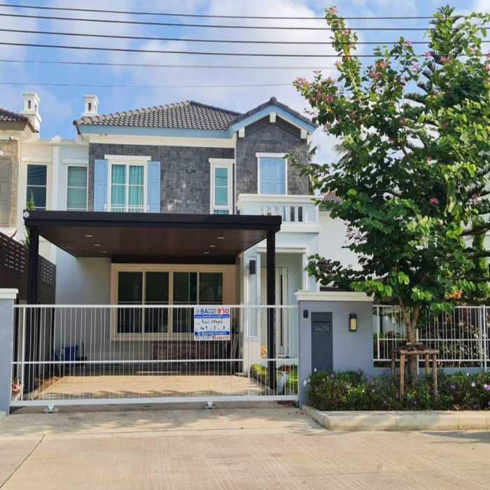 ขาย บ้านแฝด Brand คุณภาพจาก Lans and House อัญญ่า ราชพฤกษ์-นครอินทร์ 146 ตรม. 46.9 ตร.วา ดีไซน์สวย French Country