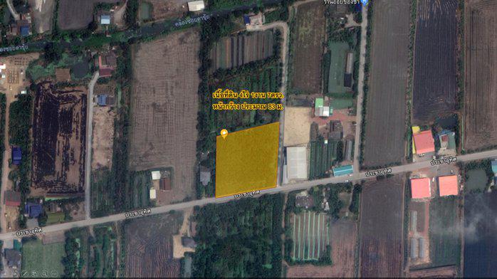 ขายที่ดิน 4ไร่ 1งาน 7ตรว. ติดถนนหลัก หน้ากว้าง คลองโยง นครปฐม เหมาะทำโชว์รูม โรงงานขนาดเล็ก