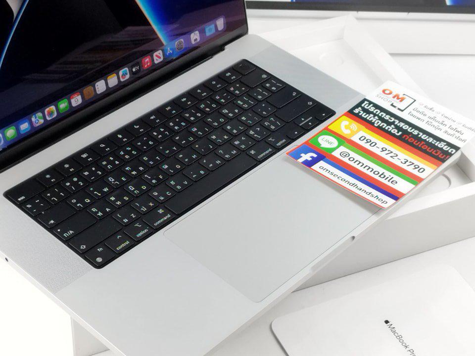 ขาย/แลก Macbook Pro 16-inch 2021 M1Pro Ram16 SSD512 Space Silver ศูนย์ไทย สภาพสวยมาก แท้ ครบกล่อง เพียง 63,900 บาท รูปเล็กที่ 2