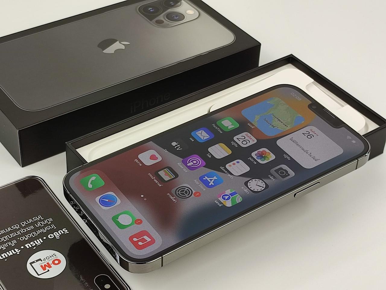 ขาย/แลก iPhone13 Pro Max 128GB Graphite ศูนย์ไทย ประกันศูนย์ สุขภาพแบต100% สวยมาก แท้ ครบยกกล่อง เพียง 37,900 บาท  รูปที่ 2