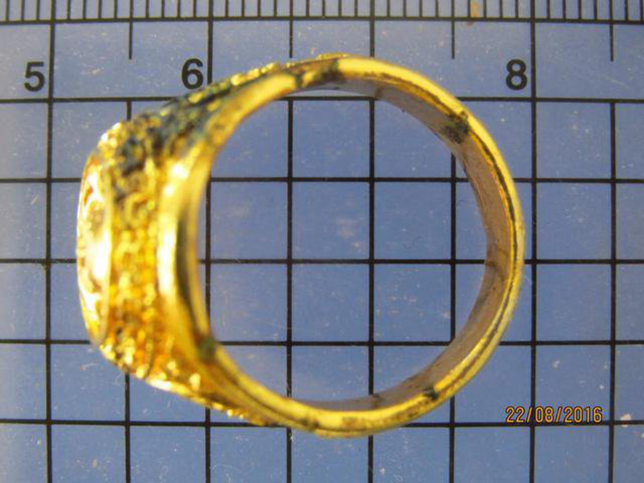 3784 แหวนกระไหล่ทอง หลวงพ่อทองดำ วัดท่าทอง ปี 2547 จ.อุตรดิต รูปที่ 1