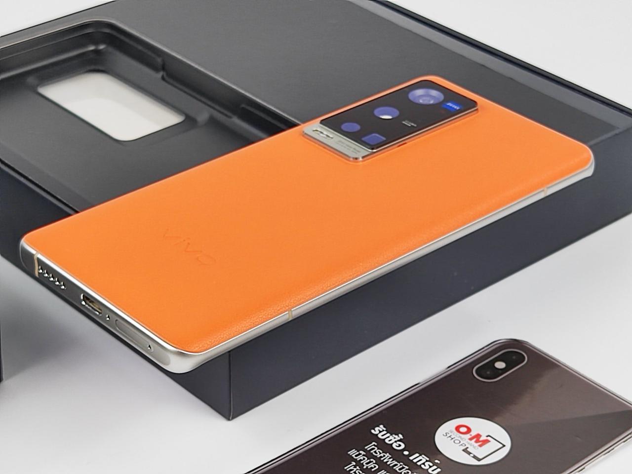 ขาย/แลก Vivo X60T Pro Plus 12/256 หนังส้ม สวยมาก ครบยกกล่อง เพียง 16,900 บาท รูปเล็กที่ 2