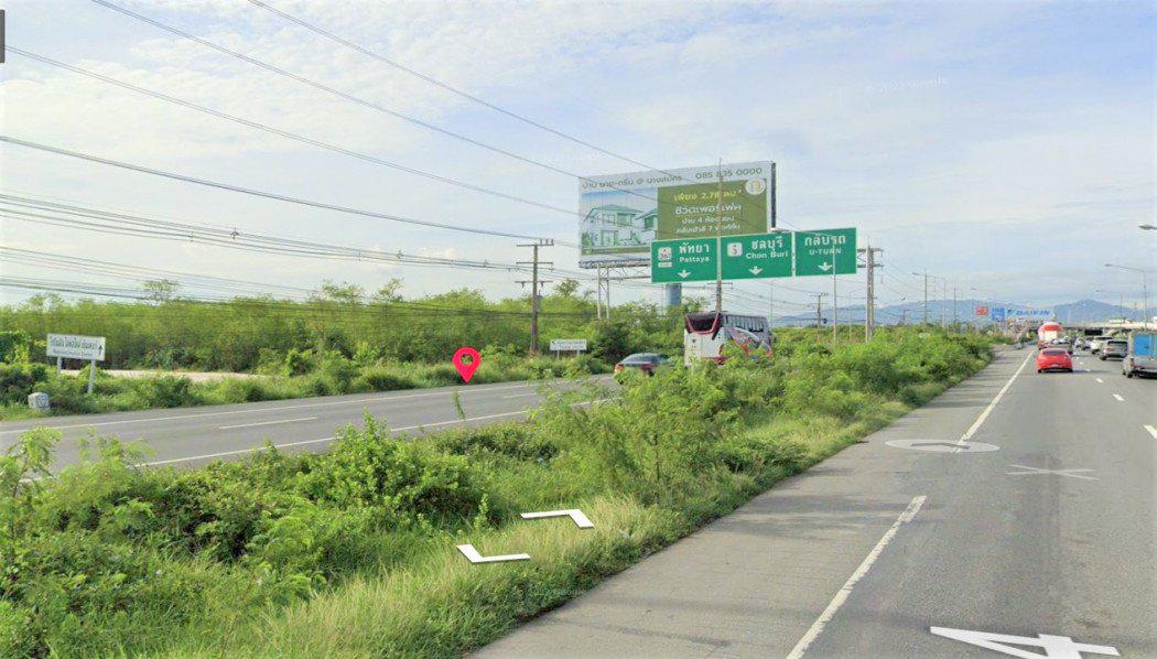 ขาย ที่ดิน ทำเล พรีเมี่ยม ติดถนนสุขุมวิท คู่ขนาน ถนน เทพรัตน ME272 นิคมอมตะ คลองตำหรุ ชลบุรี . 10 ไร่ 3 งาน 91 ตร.วา ผัง