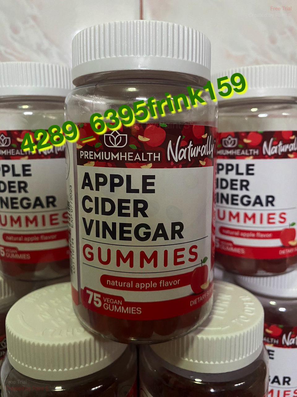 แชร์ 0 พร้อมส่ง Apple Cider Vinegar Gummies แอปเปิ้ลไซเดอร์กัมมี่ 75