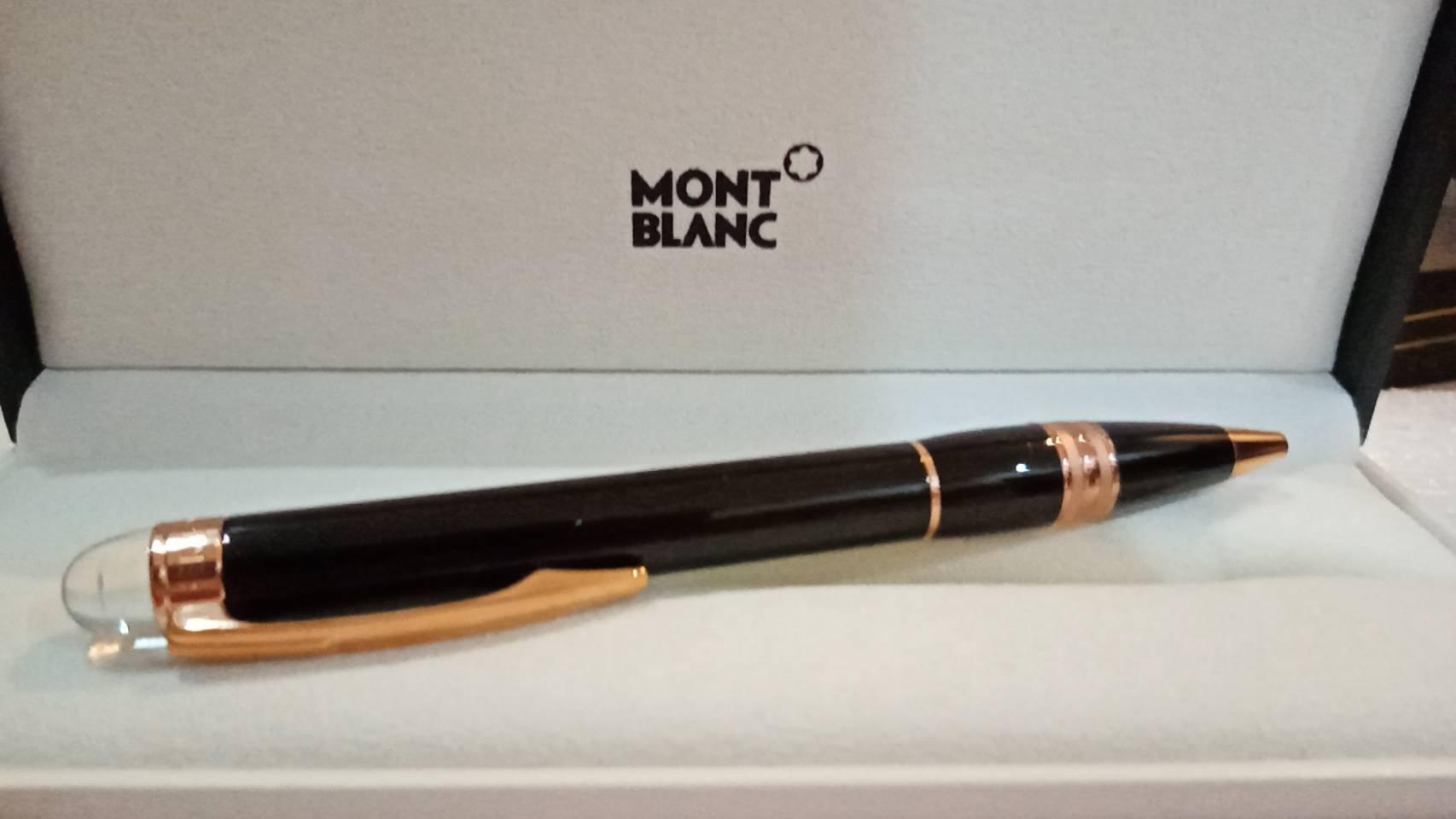 Montblanc StarWalker Black Mystery ballpoint Pen164 รูปเล็กที่ 4