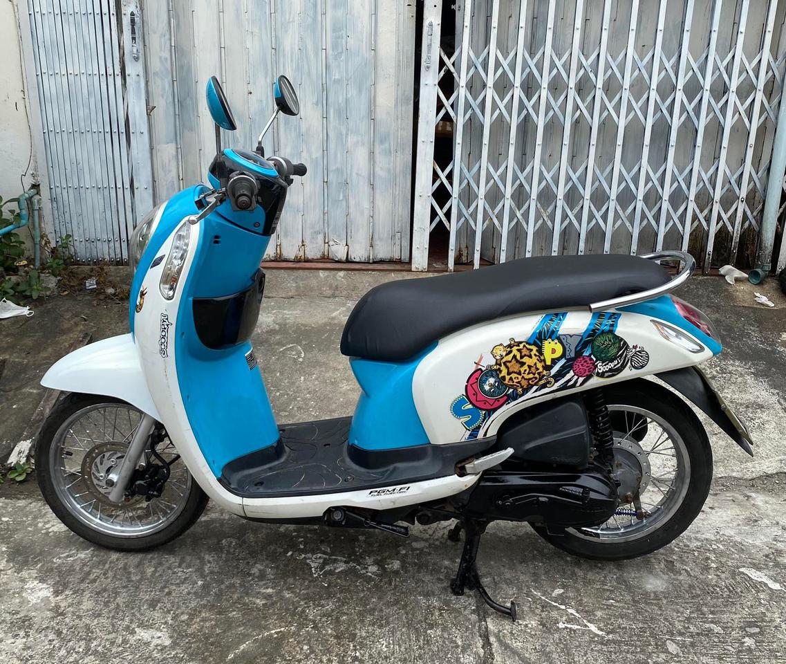 Scoopy หัวฉีด ปี58 รถเดิม เครื่องเงียบเดิม เล่มทะเบียนครบ ขี่กลับได้เลย 18,900