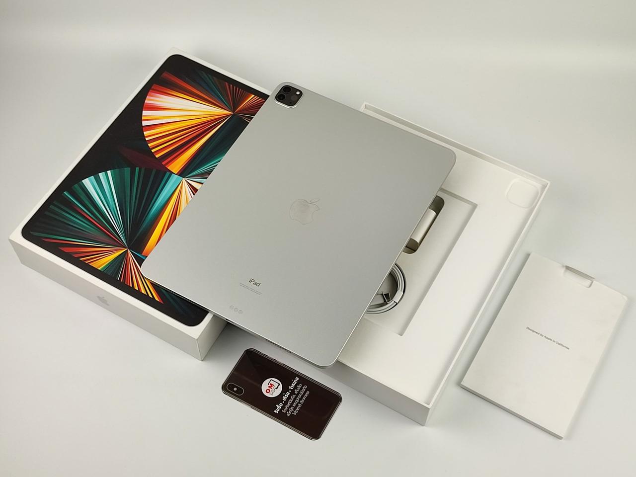ขาย/แลก iPad Pro (2021) 12.9นิ้ว 1TB (Wifi) สี Silver ศูนย์ไทย ประกันศูนย์ 02/07/2566 เพียง 38,900 บาท 