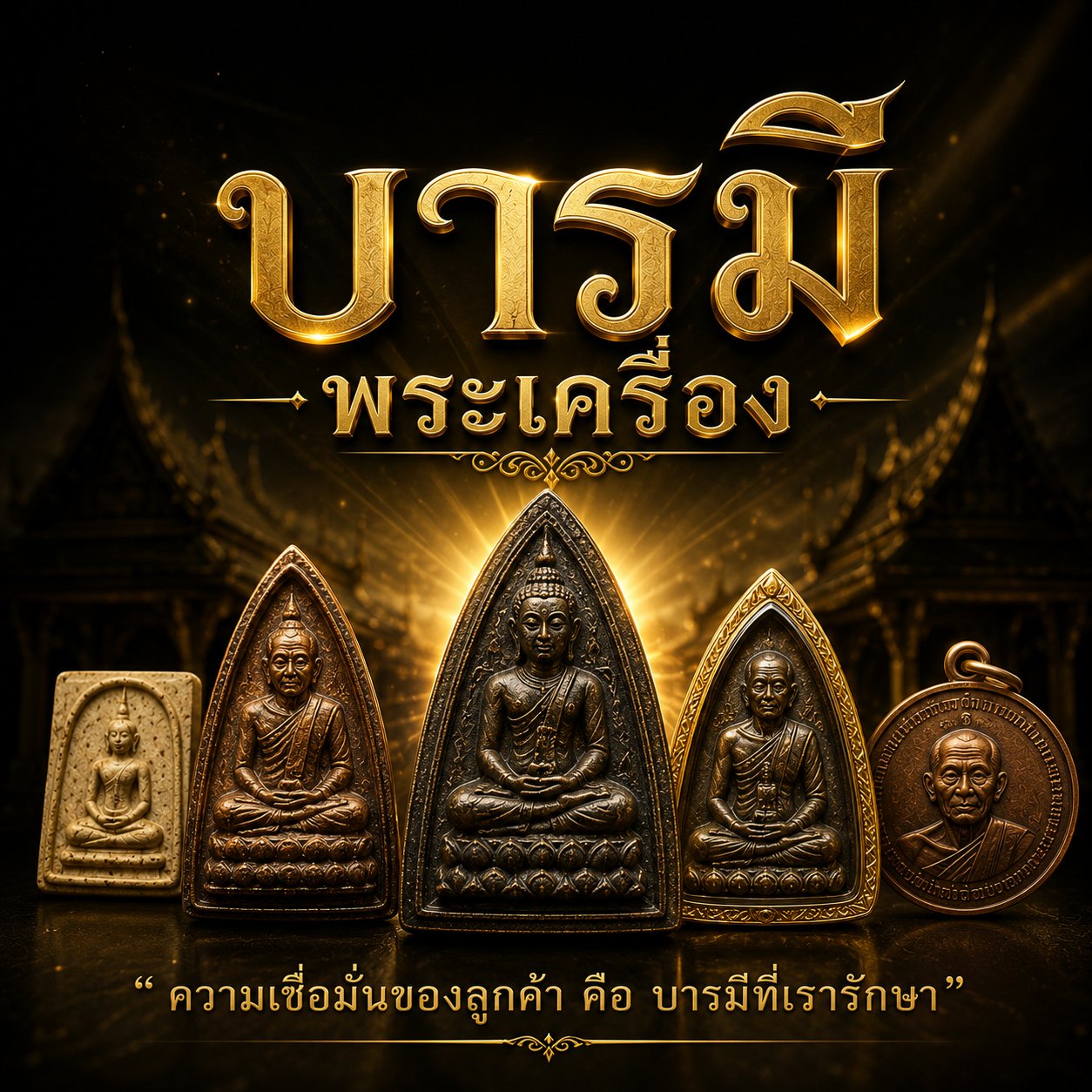 ร้าน ร้านบารมี มีพระ
