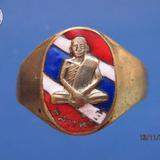 726 หลวงพ่อแพ แหวนลงยาลายธงชาติรุ่นแรก วัดพิกุลทอง จ.สิงห์บุ