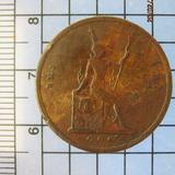 2781 เหรียญทองแดง หนึ่งอัฐ รศ.118 ตราพระสยามเทวาธิราช สร้างป รูปเล็กที่ 1